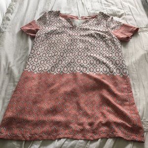 Under Skies Coral dress